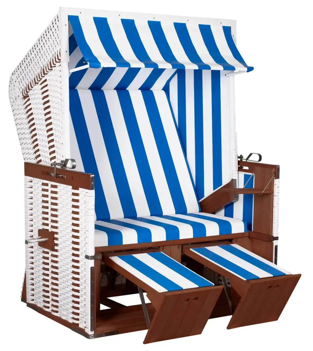 Strandkorb Profi Nordsee Sylt PVC white Des. 991 - Strandkorb Prieß